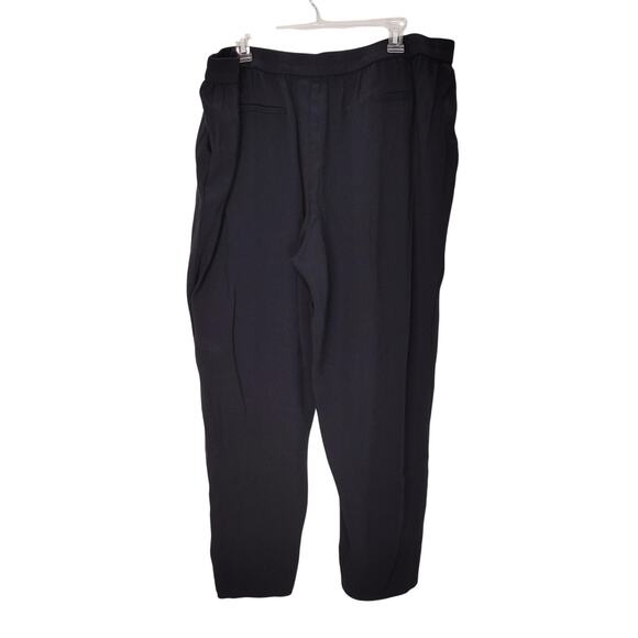 Halogen Pull-On Ankle Dress Pants Elastic Waist Tapered Leg Black Womens Size 20 - Picture 4 of 8